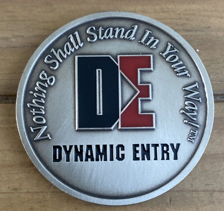 Dynamic Entry Military Challenge Coin