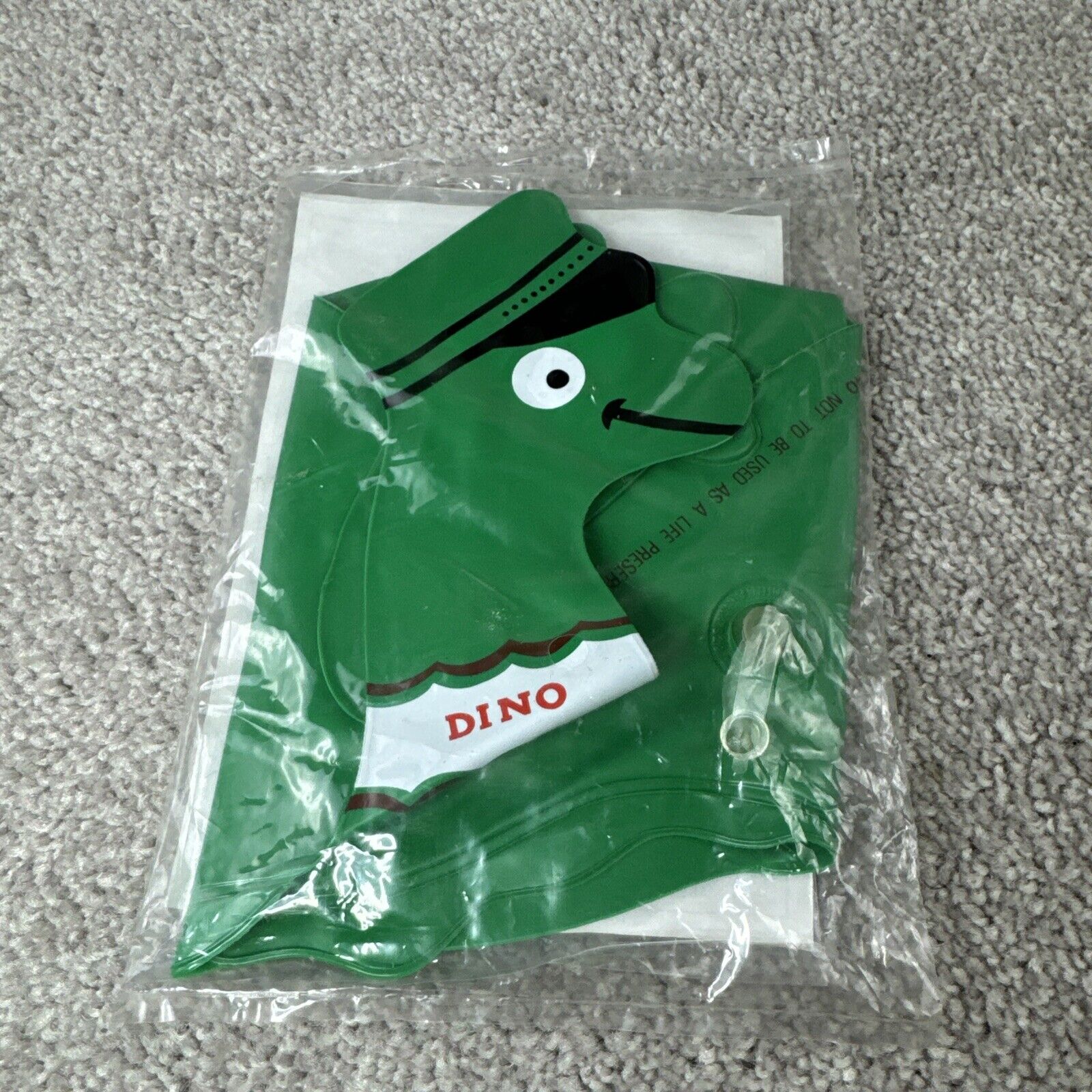 NOS Vintage Sealed Inflatable Dino The Dinosaur Sinclair Gas Station Promo