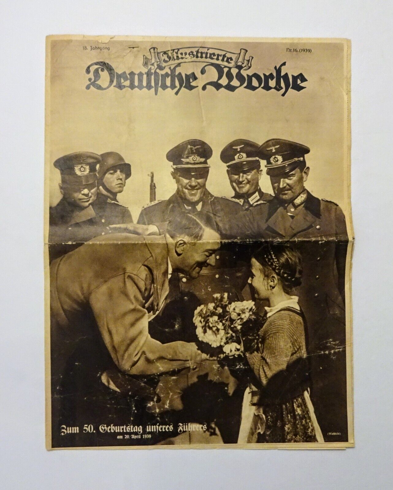 1939 Deutsche Woche Illustrierte  (German Week Illustrated), ADOLF HITLER Issue