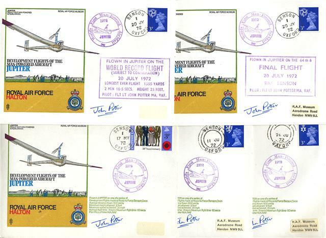 1972 RAF Museum 1st Series C09 - RAF Halton (Set of Five)  - Signed John Potter