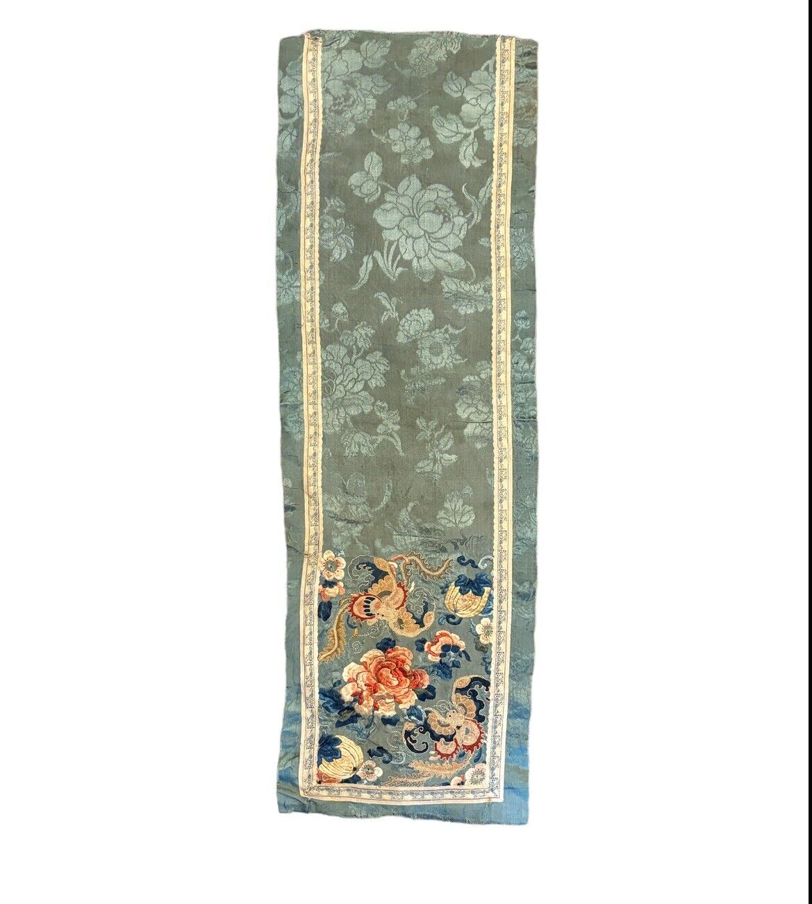 Beautiful 19th Cent Silk Chinese Embroidery 1723