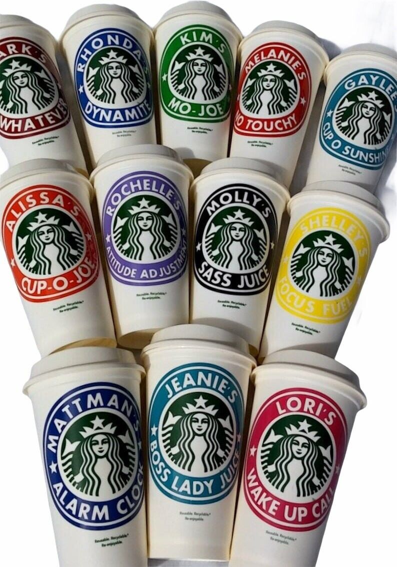 Personalized Starbucks Coffee Cup, Great Travel Cup Eco-Friendly and Reusable