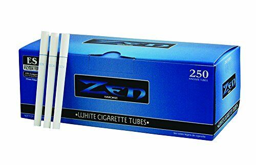 Zen White Light Blue King Size tubes 250ct Box [2-Boxes]