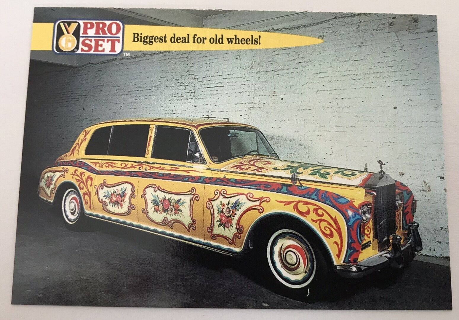Beatles John Lennon's Car Pro Set Collector  Card