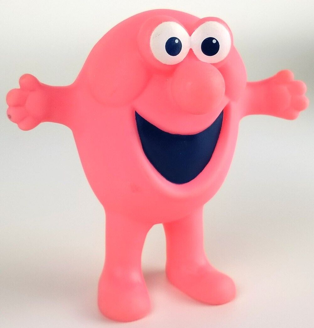 Mr. Bubble Tub Mate Pal Toy, Pink Vinyl Figure - 1998 Vintage Advertising Promo