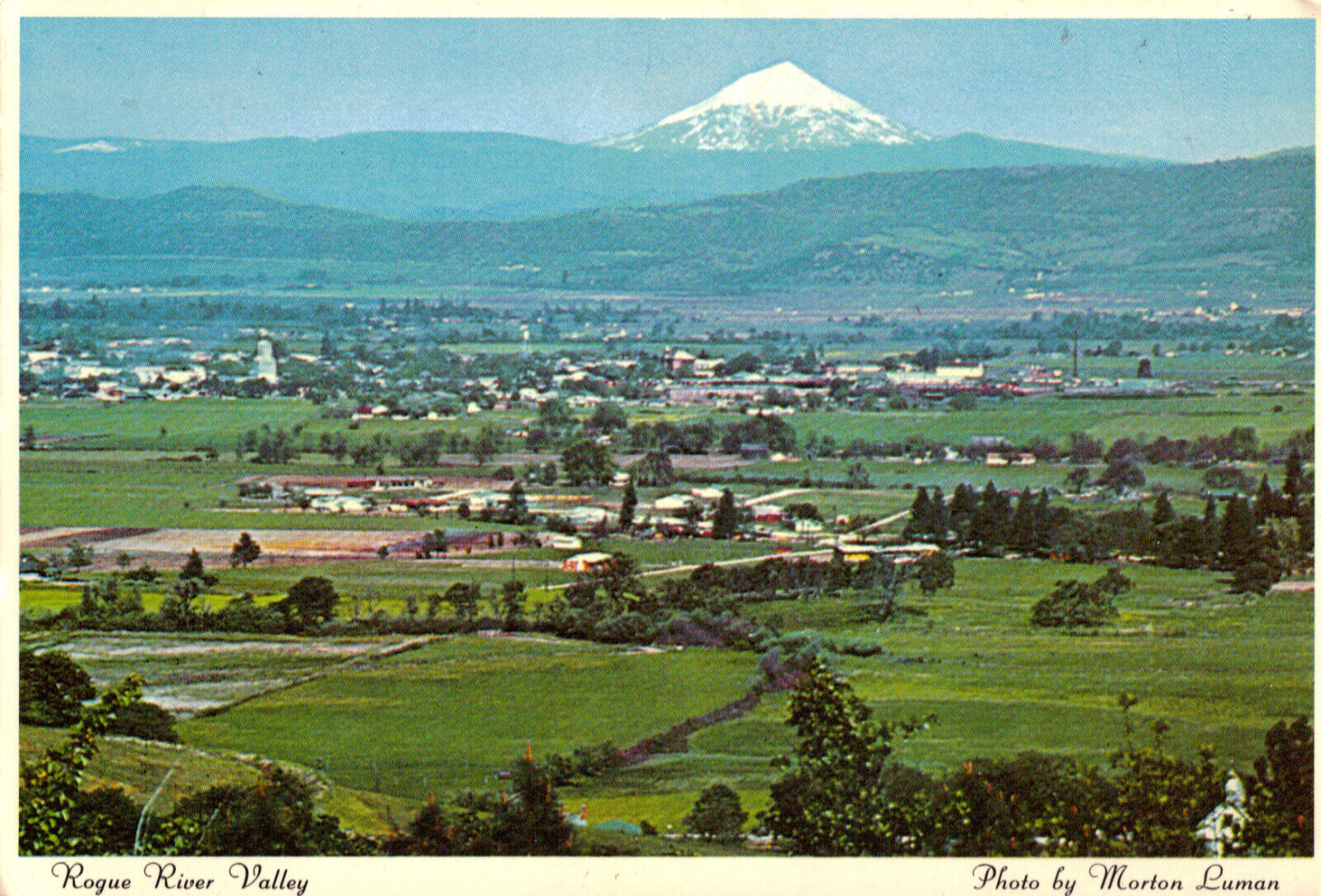 Rogue River Valley Oregon cs5598  postcard