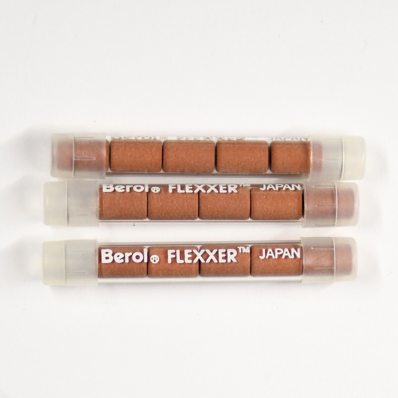 Berol Eraser Refills For Flexxer, Scripto, PaperMate - 15 Erasers in Tubes
