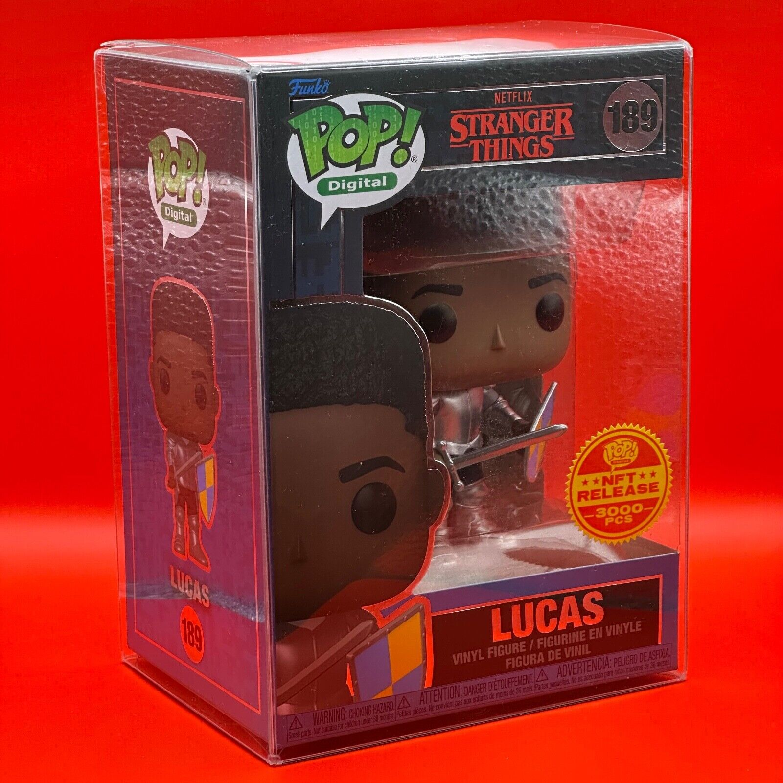 Funko Pop Digital Exclusive Lucas Stranger Things #189 LE3000 Only 2318 made