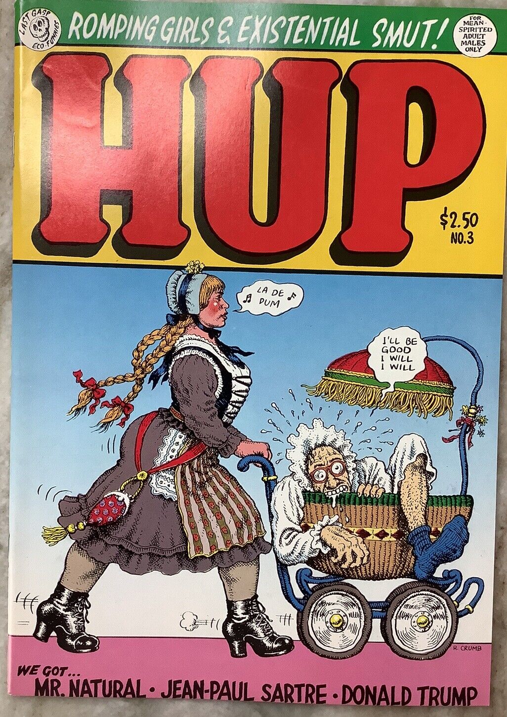 Hup 3 Last Gasp Underground 1989 Comic Book