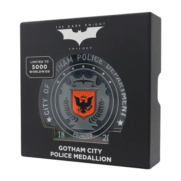DC Batman the Dark Knight Limited Edition Gotham City Police Badge Medallion LE