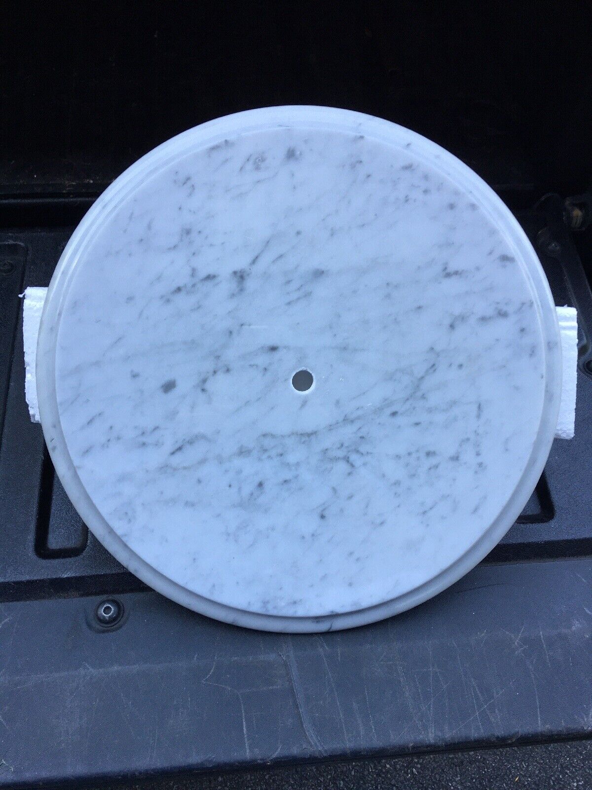 15 “WHITE  Venatino MARBLE TABLE TOP REPLACEMENT (3/4 Thick ) MADE iN ITALY 🇮🇹