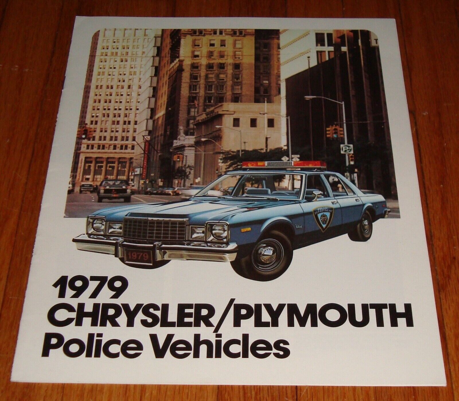 Original 1979 Plymouth Chrysler Police Vehicles Sales Brochure Newport Volare
