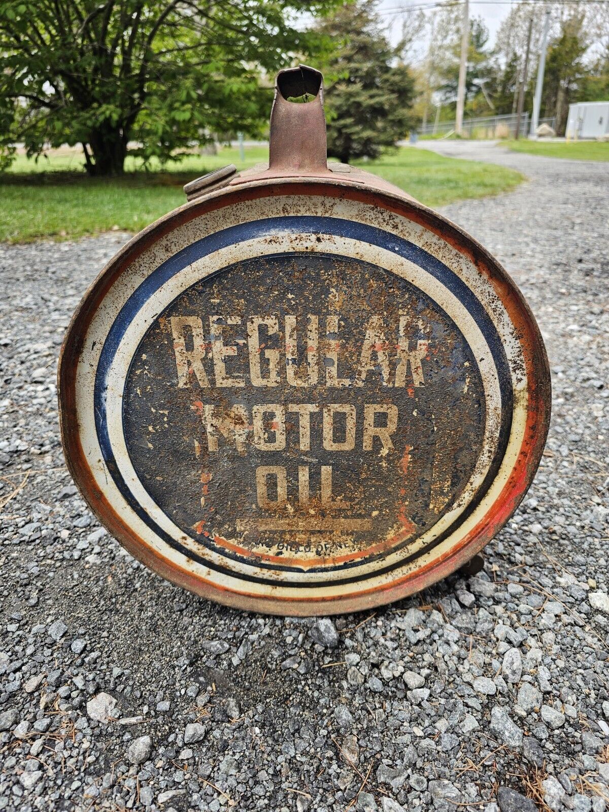 RARE 1920\'s Socony 5 Gallon Rocker Oil Can ORIGINAL GUARANTEED 