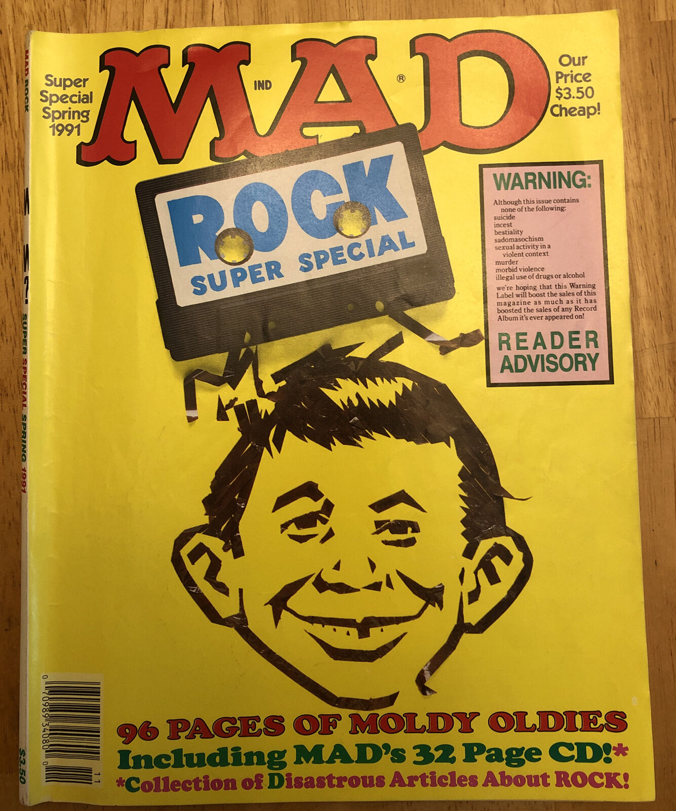 MAD MAGAZINE Super Special # 74 Mad Rock Super Special Spring 1991