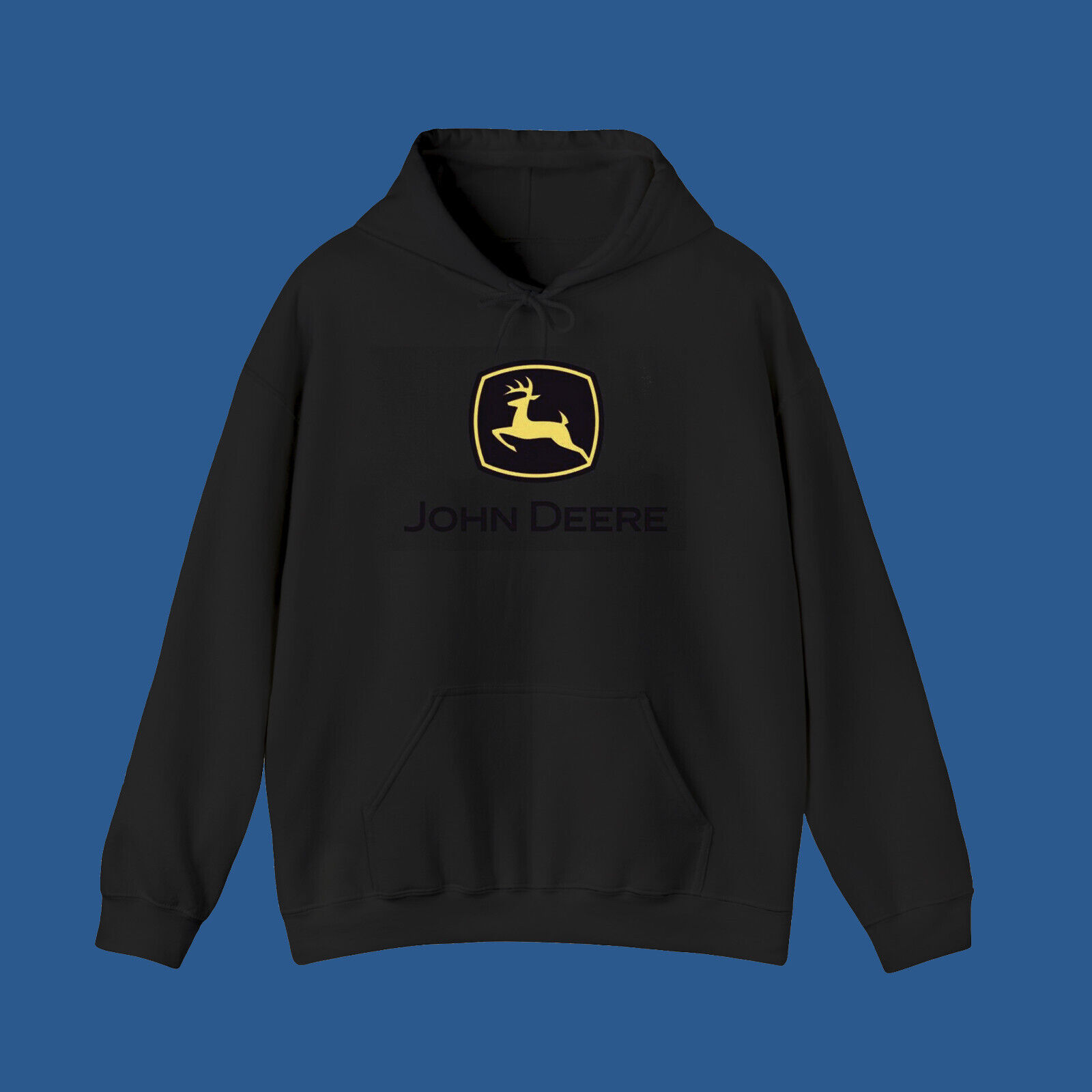 John Deere New Hoodie Tee Logo Men\'s Size S-3XL USA