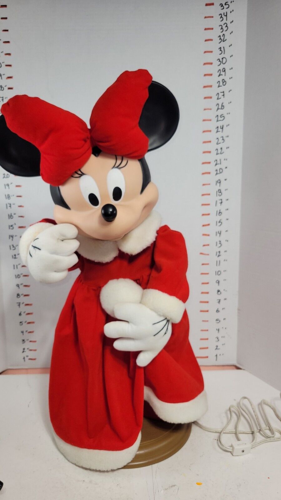 Disney Santa’s Best Christmas Minnie Mouse Candy Cane 20” 