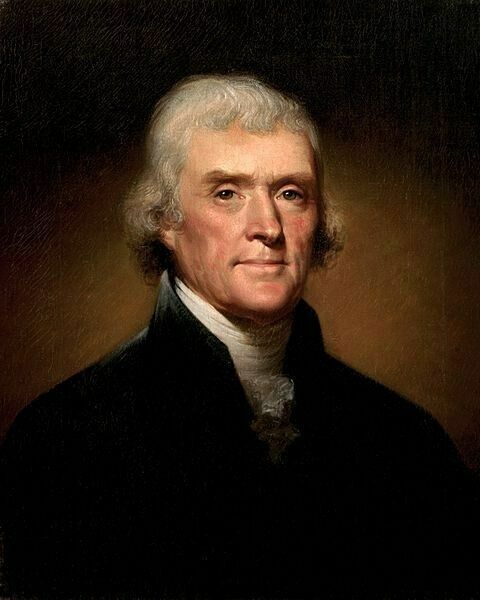 President Thomas Jefferson USA Portrait Founding Fathers 5 x 7 Photo Picture