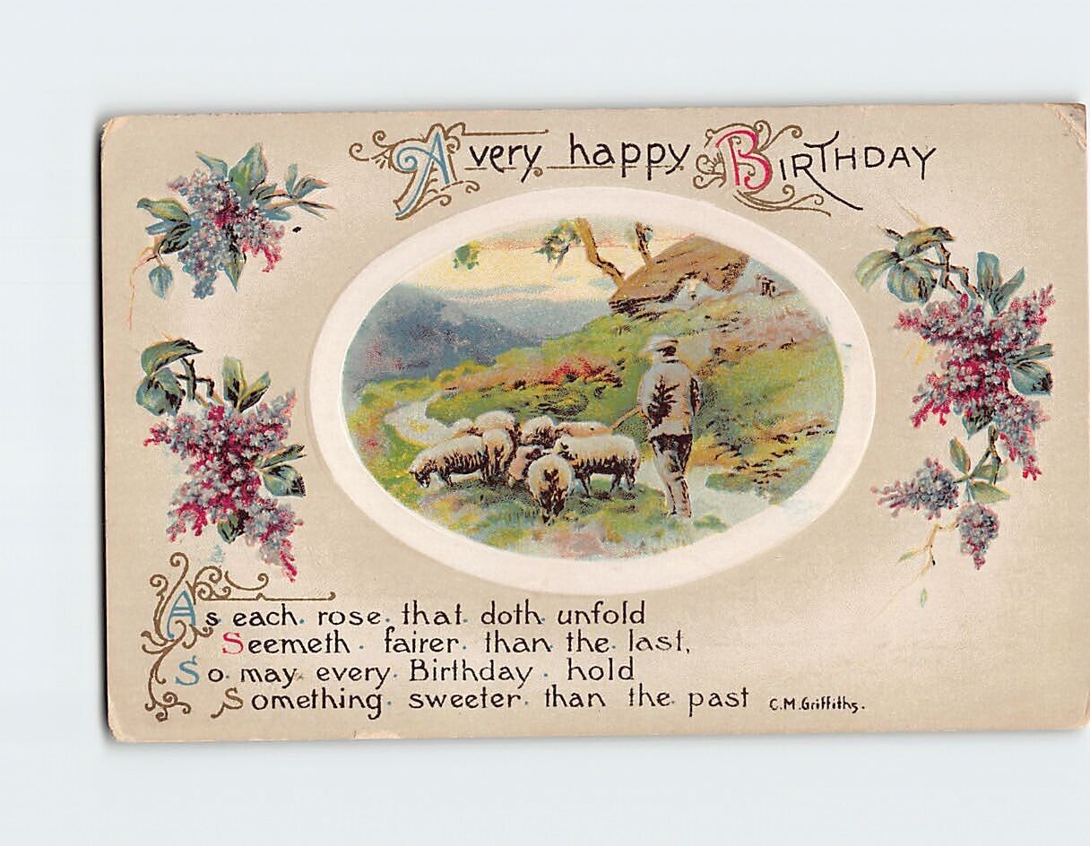 Postcard A Very Happy Birthday