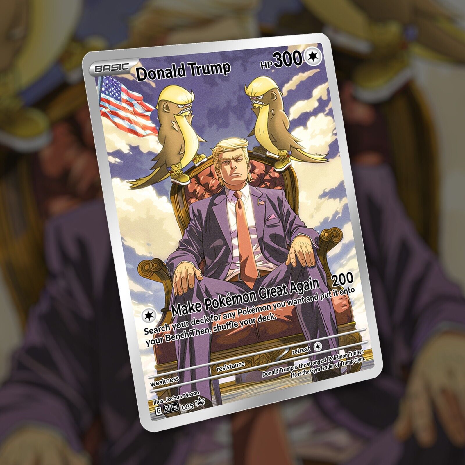 Donald Trump Card Custom Made
