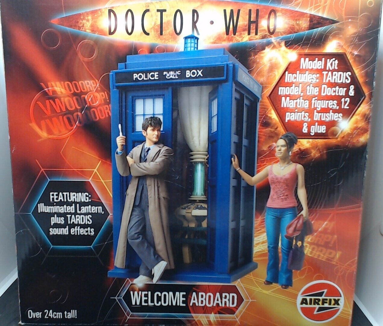 Doctor Who Airfix Welcome Aboard Model Kit 10th Dr & Martha David Tennant.