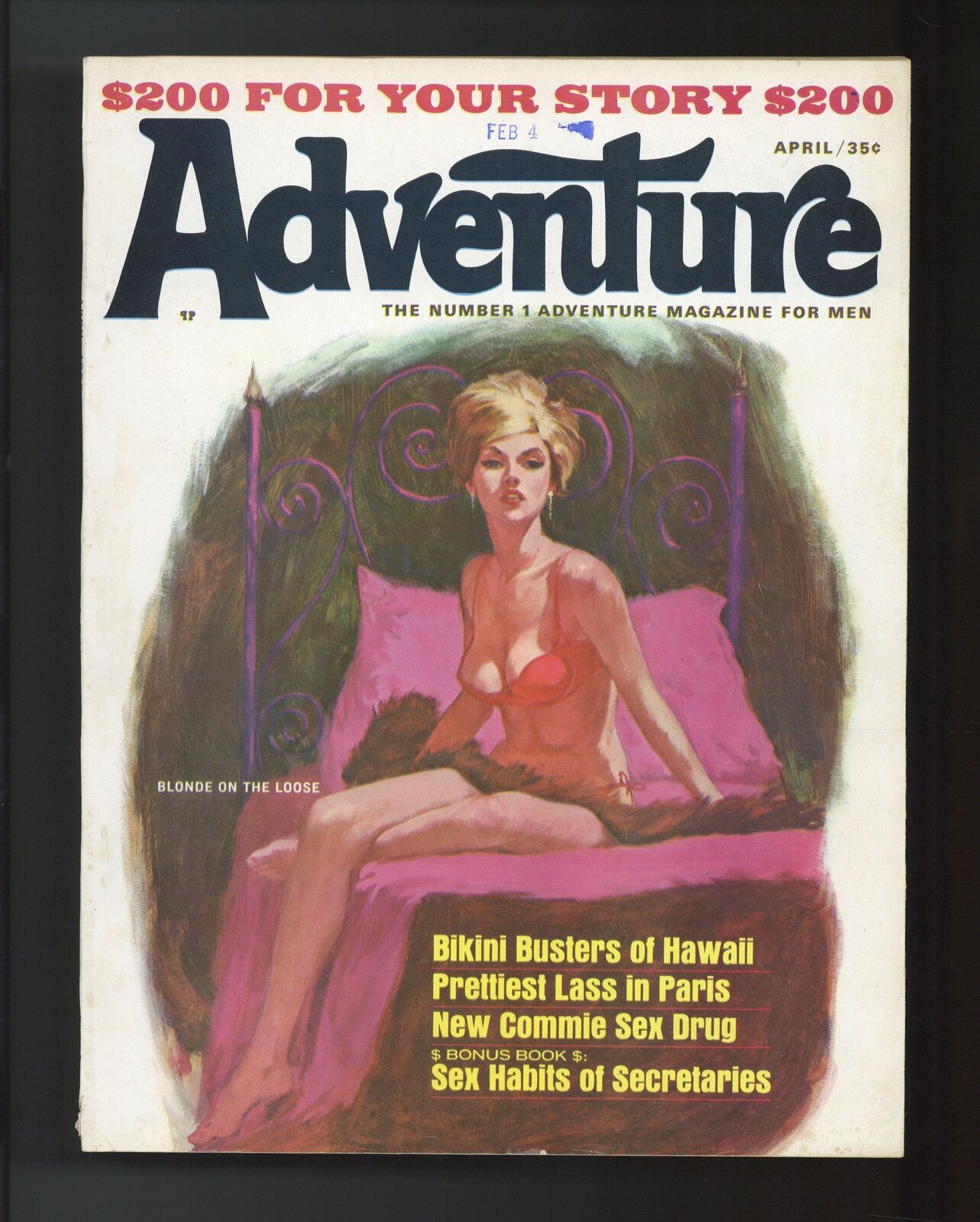 Adventure Pulp/Magazine Apr 1966 Vol. 142 #4 FN