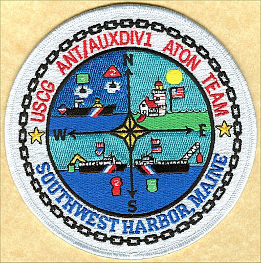 Aids to Navigation Team AUXDIV1 Southwest Harbor W4715 USCG Coast Guard patch