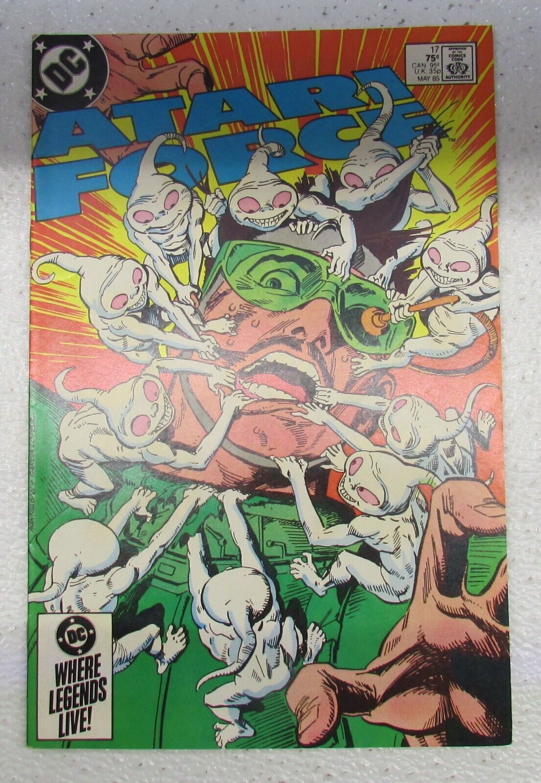 Vintage DC Comics #17 May 1985 Atari Force Comic Book
