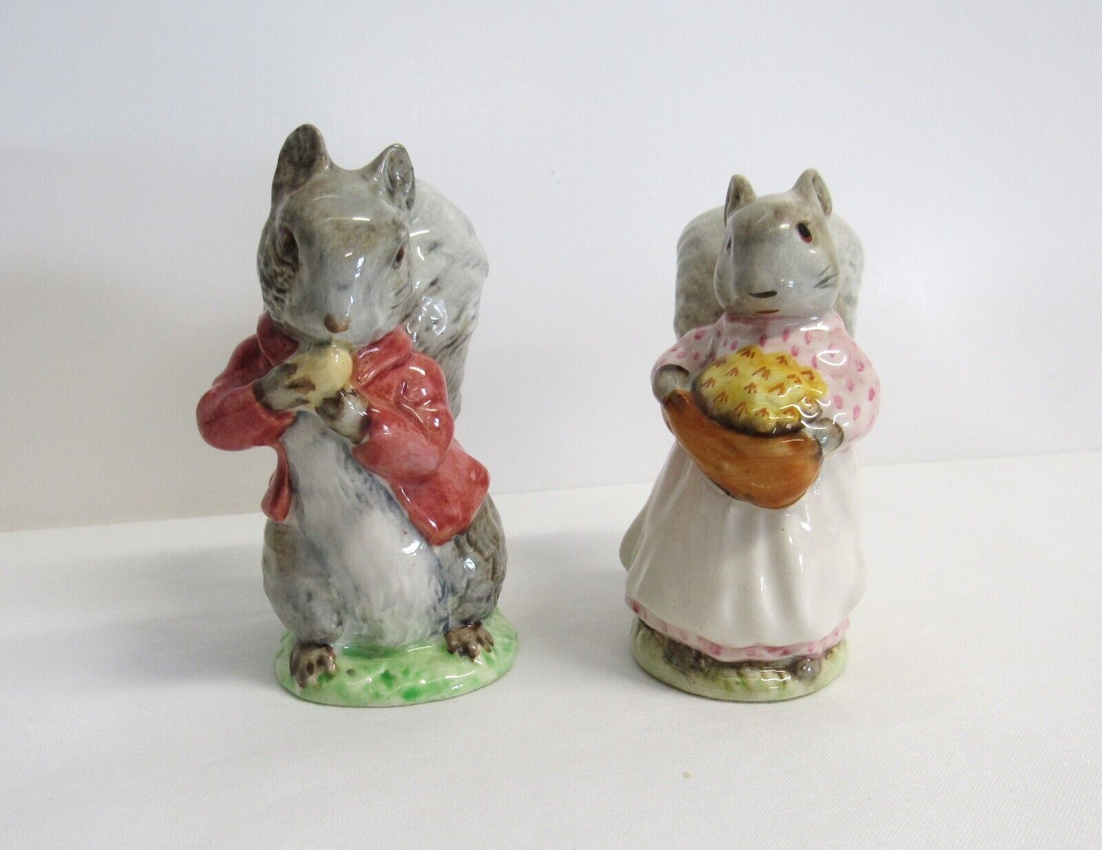 Beatrix Potter TIMMY TIPTOES 1948 and GOODY TIPTOES 1961 - Beswick England