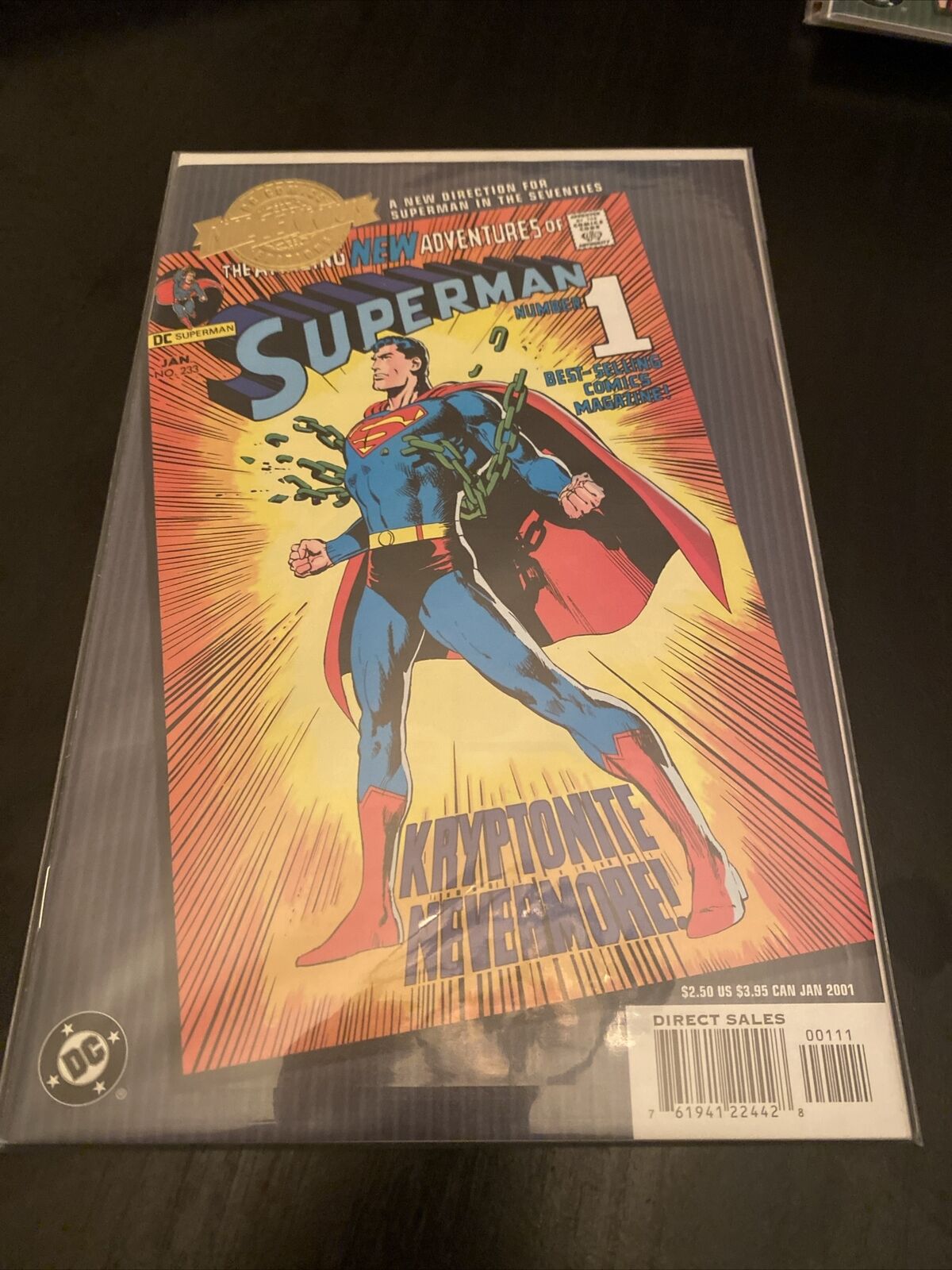 2001 DC Comics MILLENNIUM EDITION Superman #233 Iconic NEAL ADAMS.