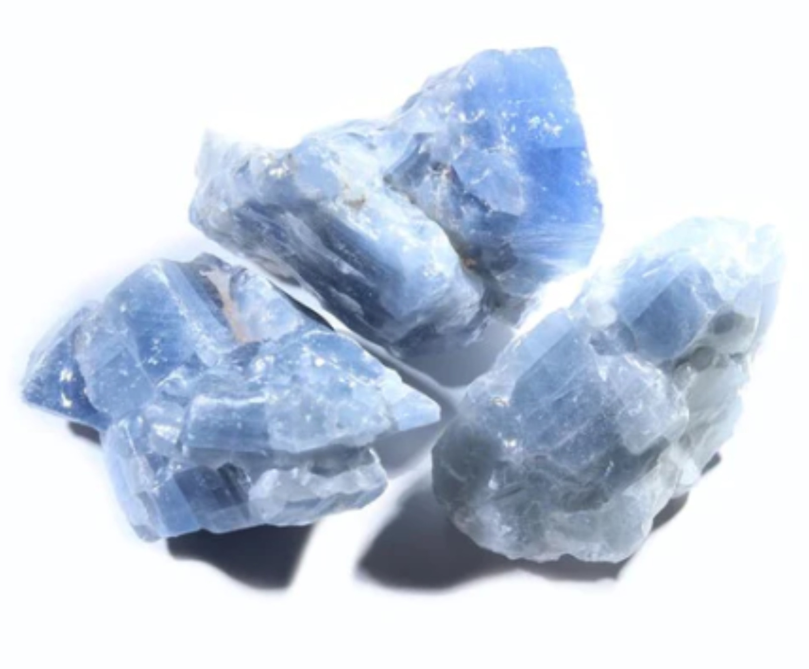 Blue Calcite - Rough Rock for Collection, Home Decor - Bulk Wholesale 1LB option