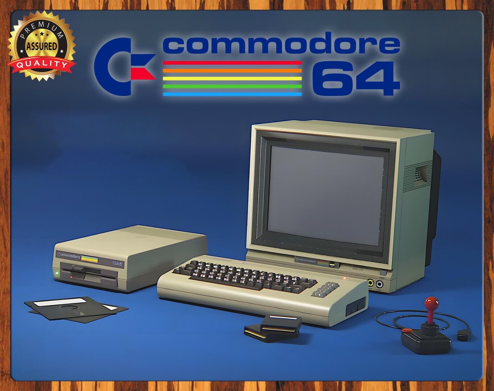 Commodore 64 - Personal Computer - Rare - Metal Sign 11 x 14