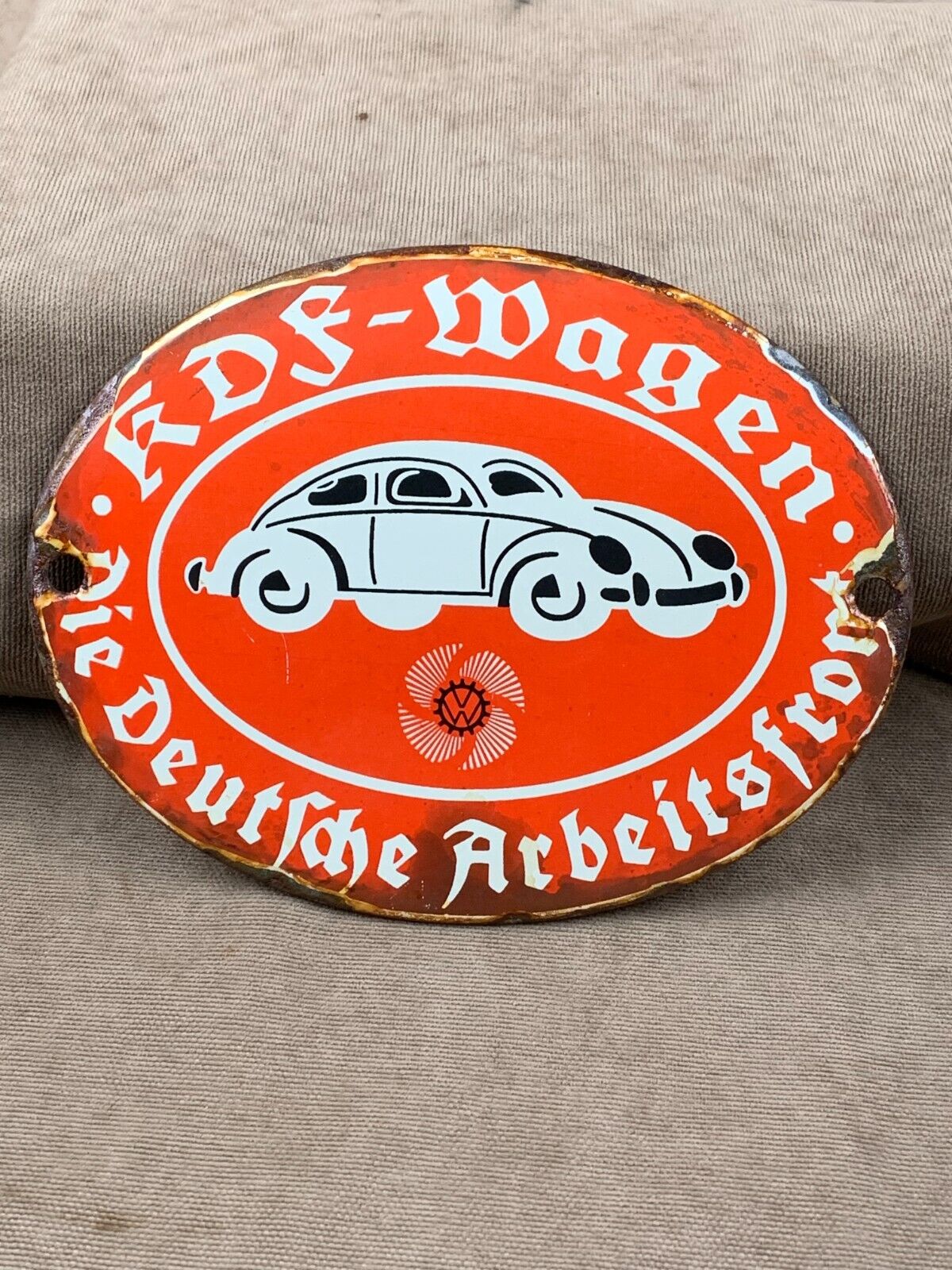Authentic German sign. Wehrmacht 1936-1945 WWII WW2