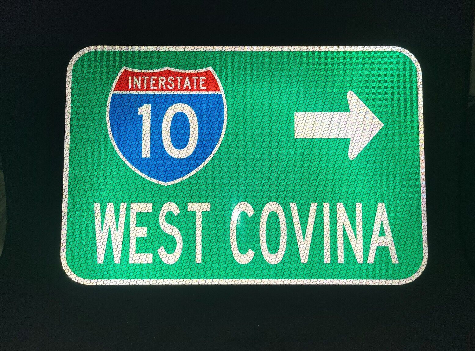 WEST COVINA, California route road sign 18\