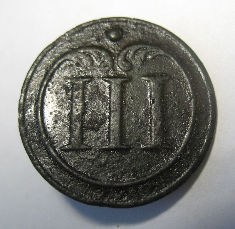Big button 111th Line Infantry Regiment Napoleon Army original relic 1812