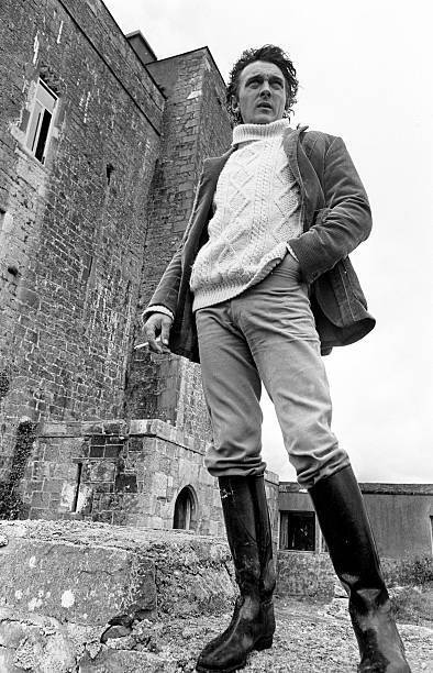 British Actor David Hemmings pictured at Oranmore Castle which- 1968 Old Photo 1