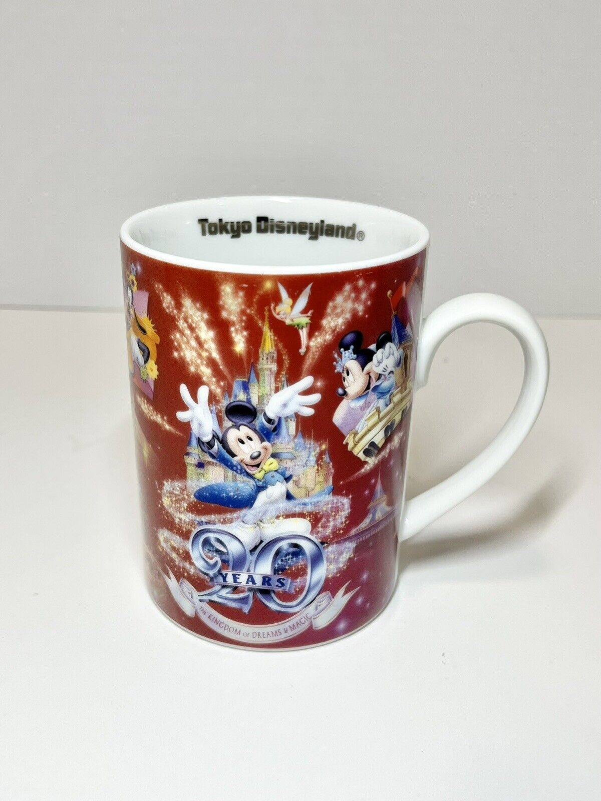 Disney Tokyo Disneyland 20th Anniversary Collectible Mug Cup Kingdom Of Dreams