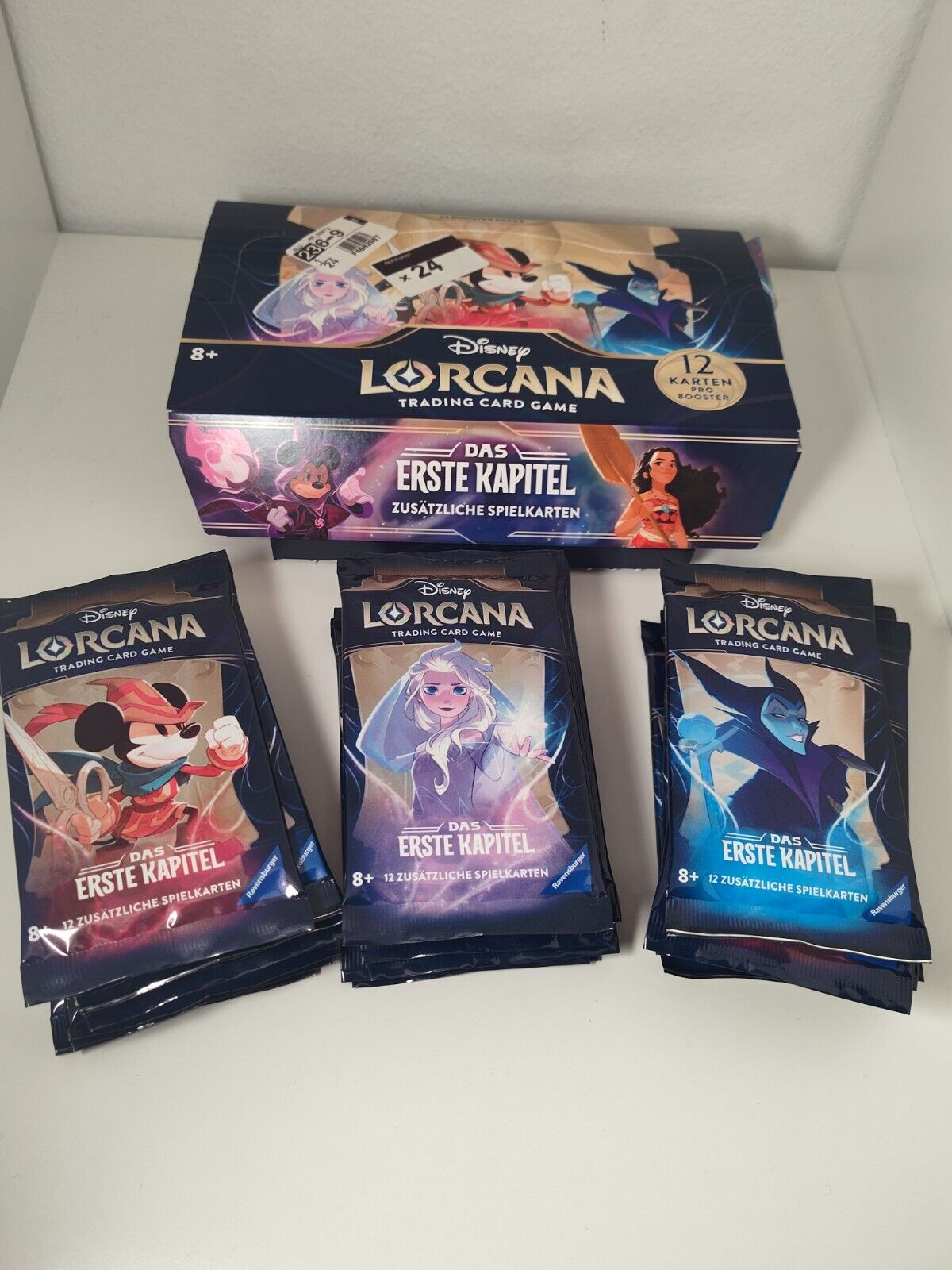 Disney® Lorcana TCG The First Chapter Display 24 Booster Packs GERMAN