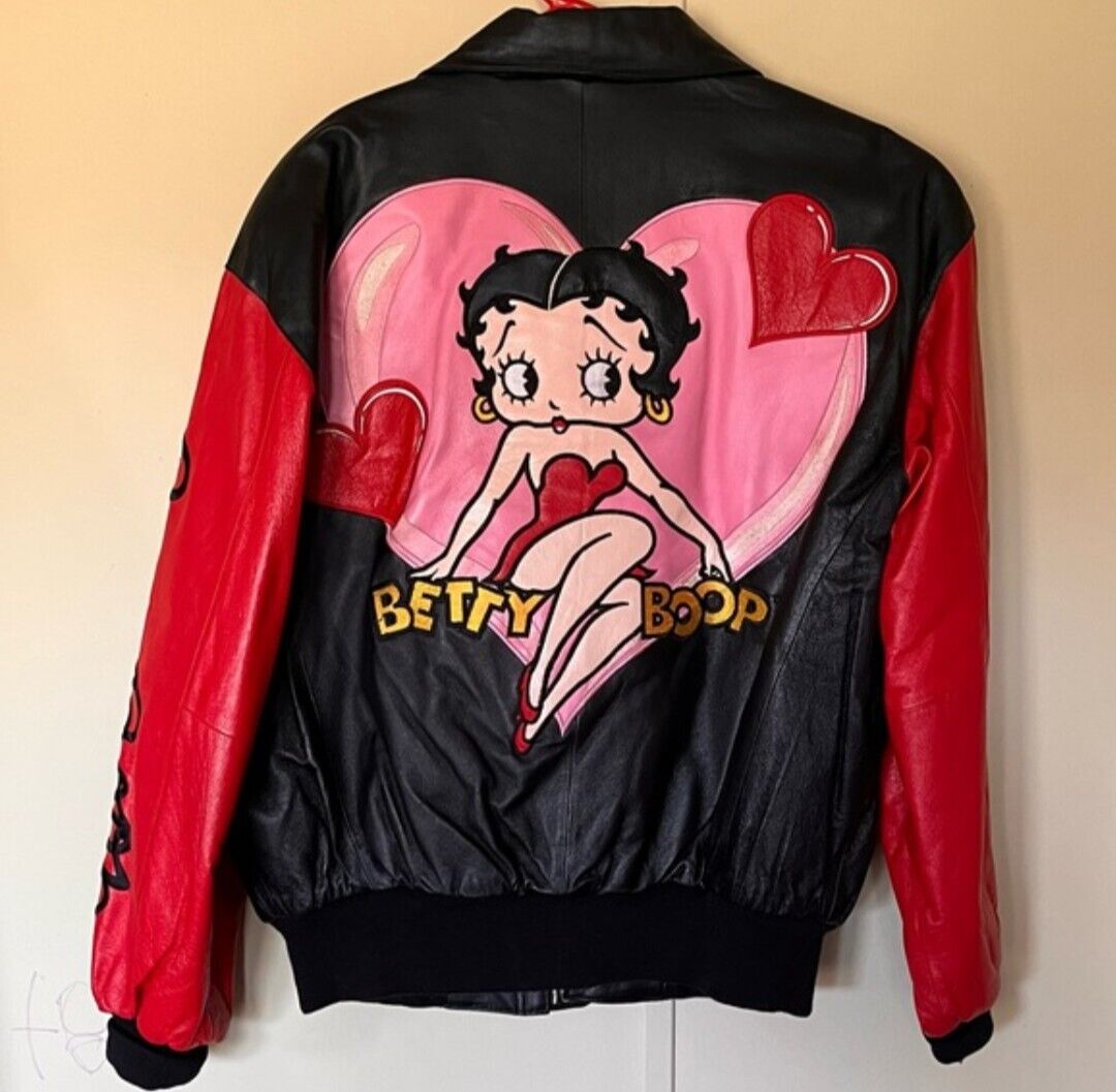 1997 Vintage Leather Betty Boop Jacket
