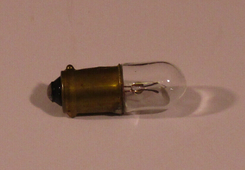 FOUR #47 6.3V 0.15A Bayonet Base Antique Radio Dial Lamps Fender Amp Pilot Bulbs