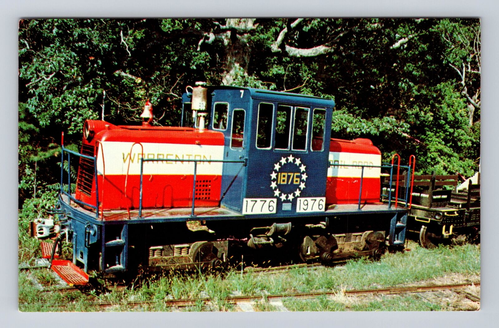 Transportation, Trains, Warrenton NC Railroad's #1876 45 Tonner Vintage Postcard