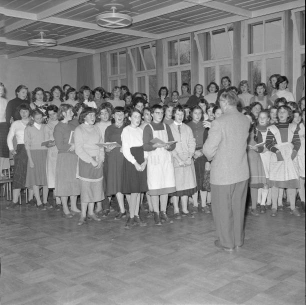 Choir Concert For Help In Hungary 1956 OLD FILM MUSIC PHOTO