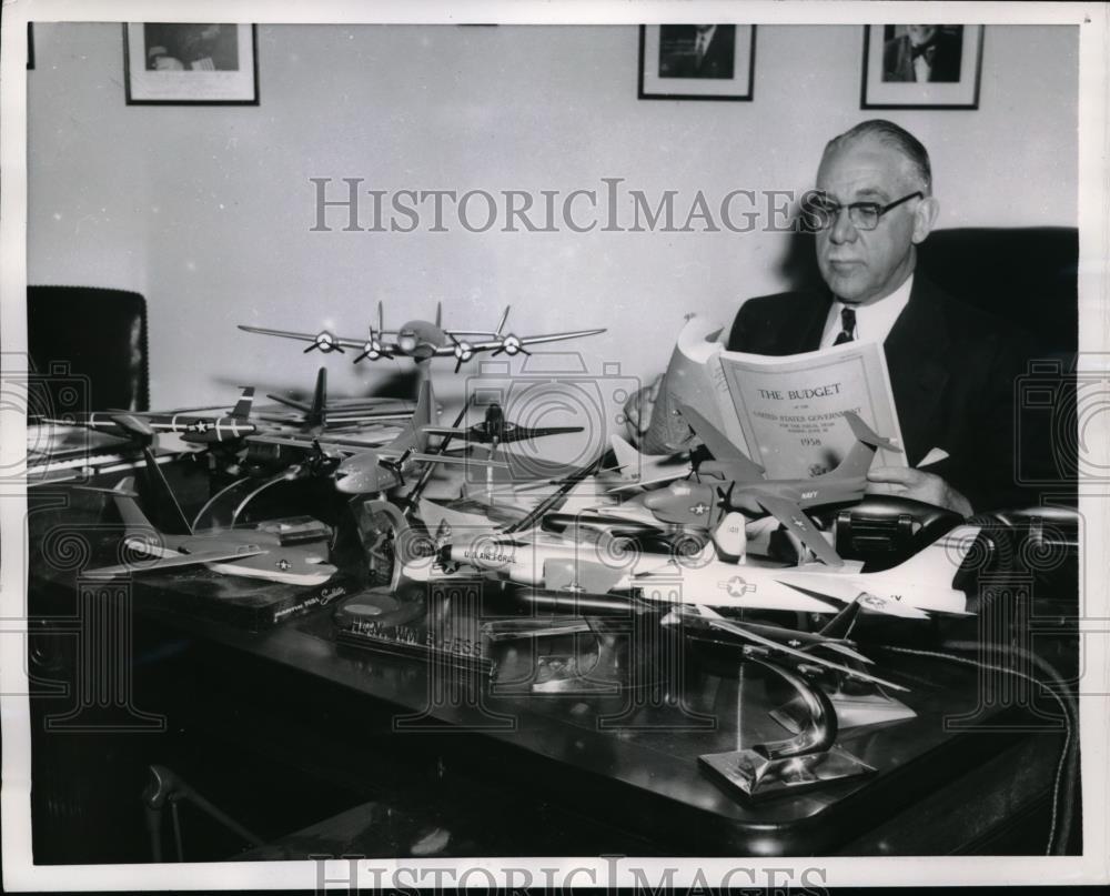 1957 Press Photo Ohio Republican Congressman William E Hess