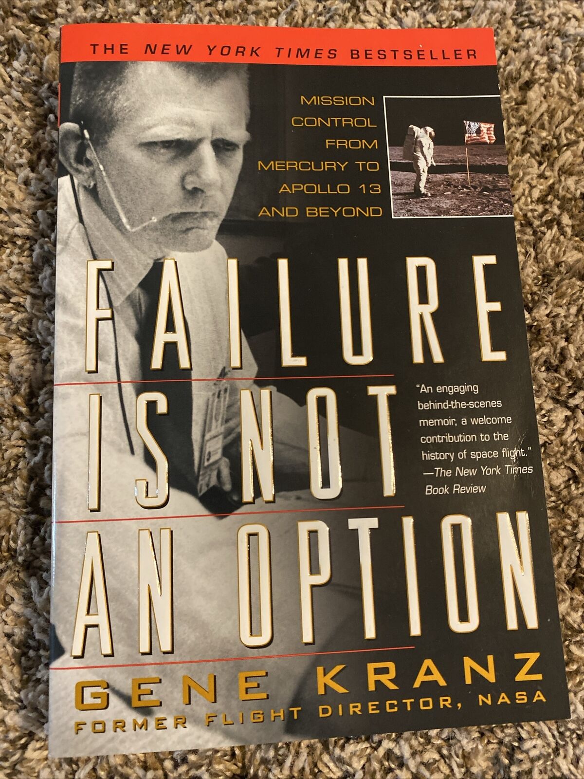 Gene Kranz *SIGNED* Failure Is Not An Option Book - NASA Apollo Flight Director