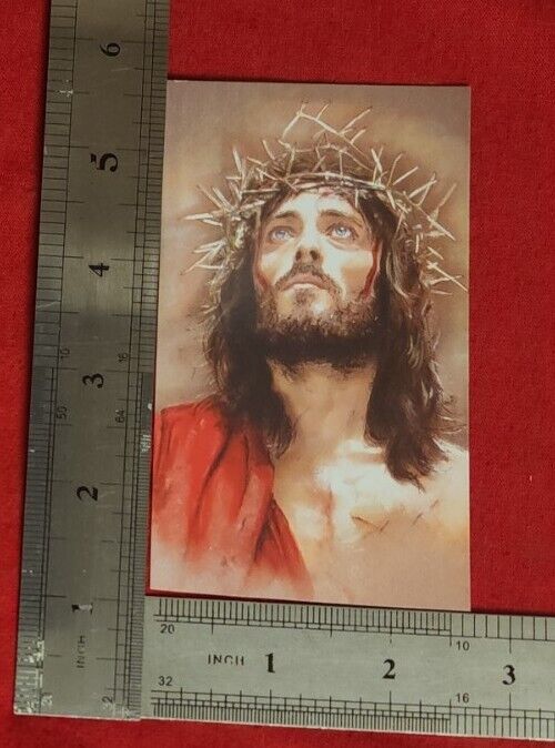 CHRISTIAN CATHOLIC HOLY PICTURES FOR JESUS CHRIST 4. X 2.5 INCHES