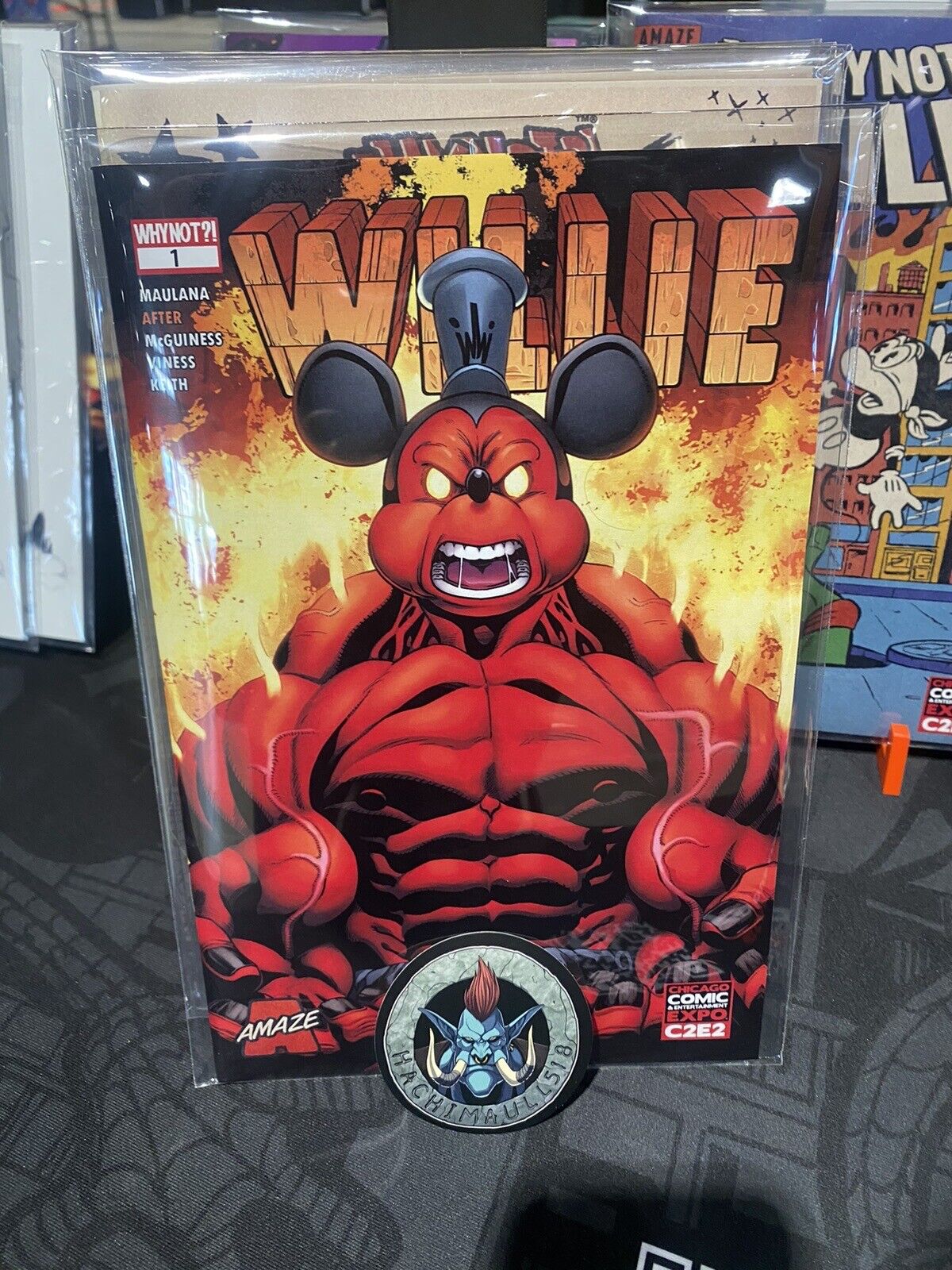 Why Not? Willie 1 Red Hulk C2E2 Exclusive Ltd 300 Ships 4/30