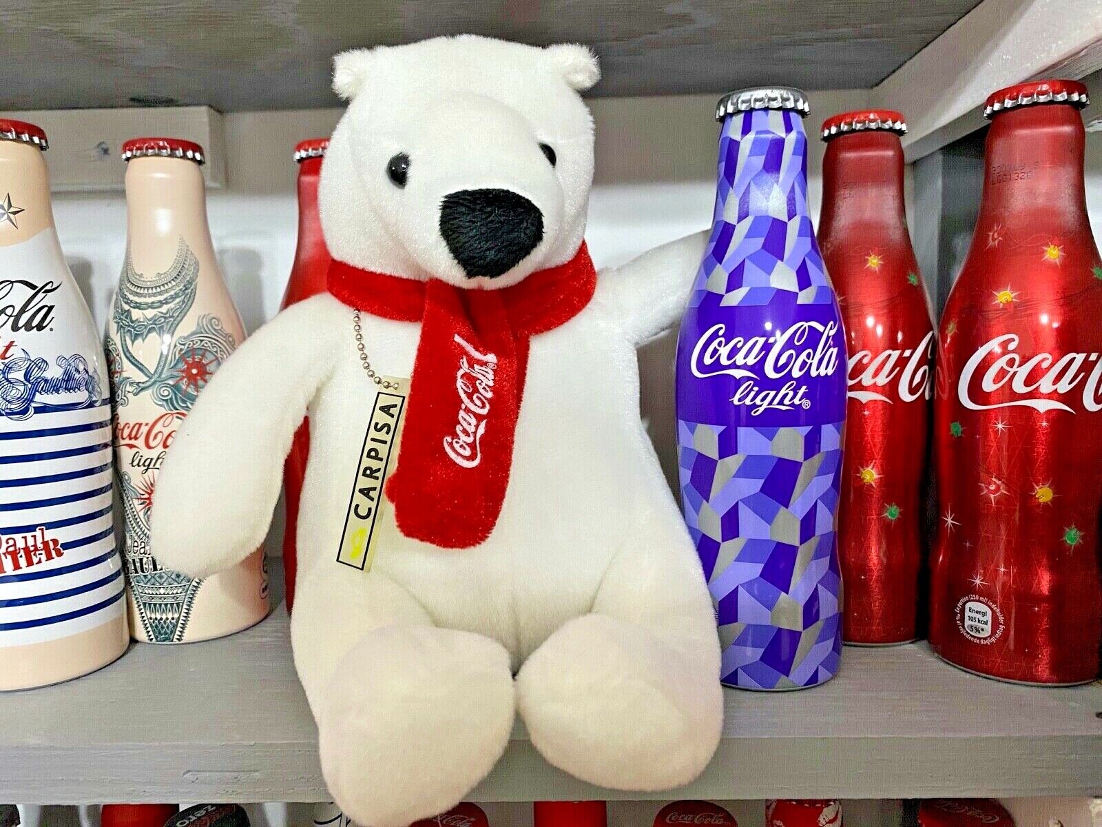 Coca Cola Coke Plush Artic Bear - By Carpisa Italy Fashion 2017 Very Rare