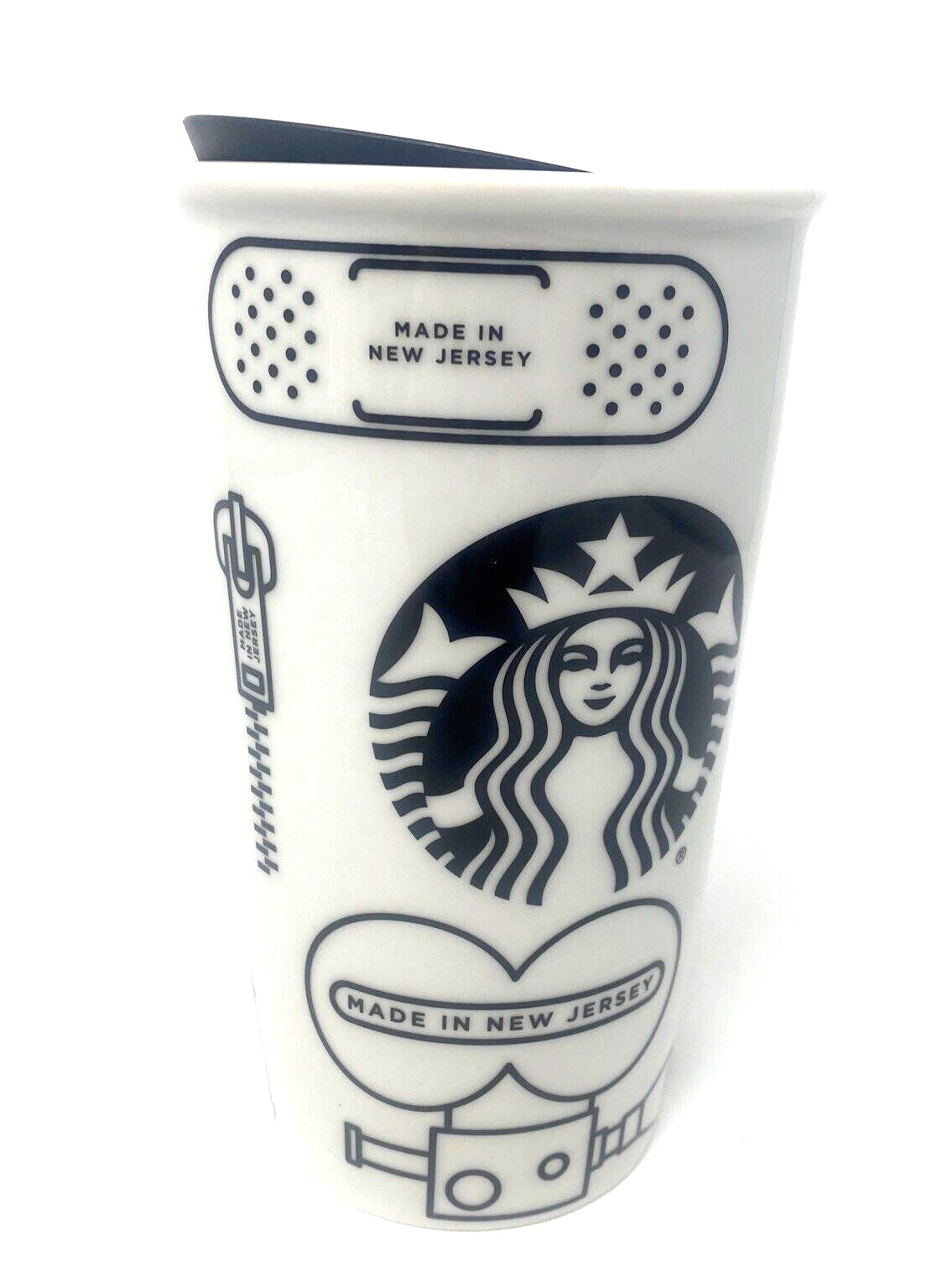 Starbucks 2016 NEW JERSEY State Local Collection Tumbler Mug Cup 12 oz. NEW