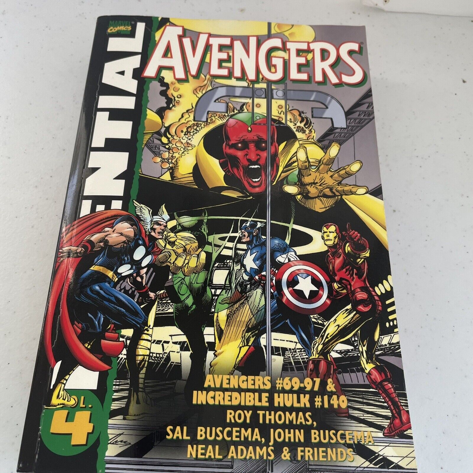 Essential Avengers Vol 4 (Marvel, 2004) Avenger 69-97, Hulk 140 Paperback Comics