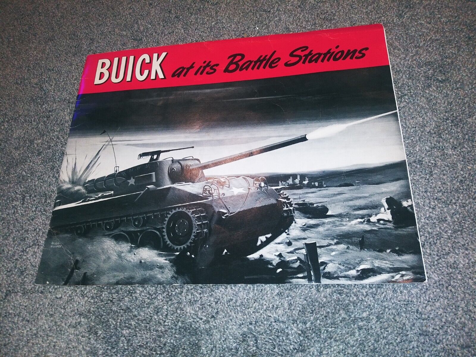 Buick at its Battle Stations 1944 WWII Production Factory General Motors