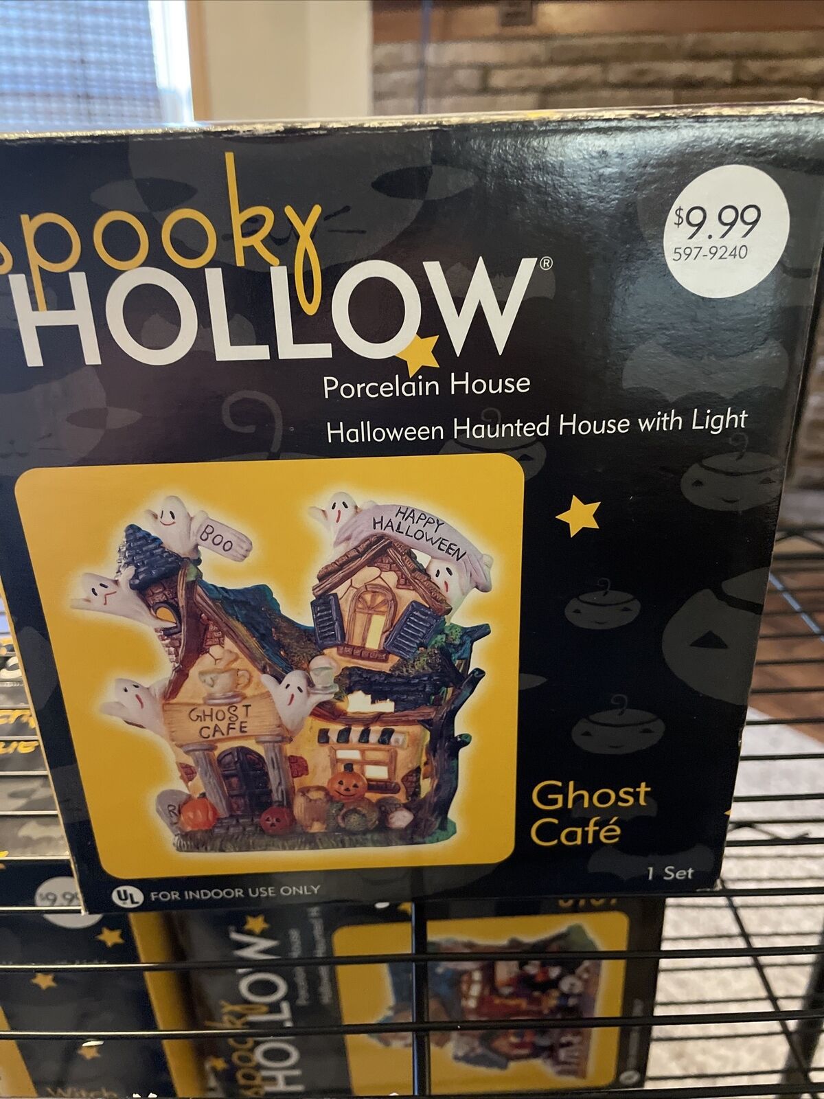 Spooky Hollow Ghost Cafe Halloween Porcelain House Collection